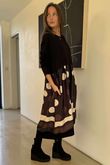 Dominian Smock Dress Polka Dot